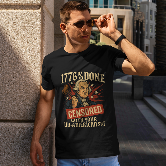 1776% Done Softstyle T-shirt