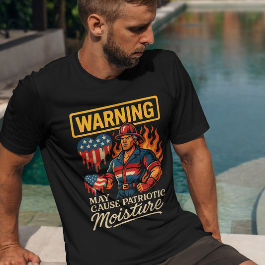 Firefighter Warning Sofstyle T-Shirt