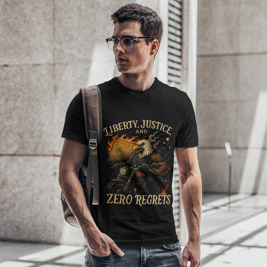 Liberty, Justice, & Zero Regrets T-Shirt